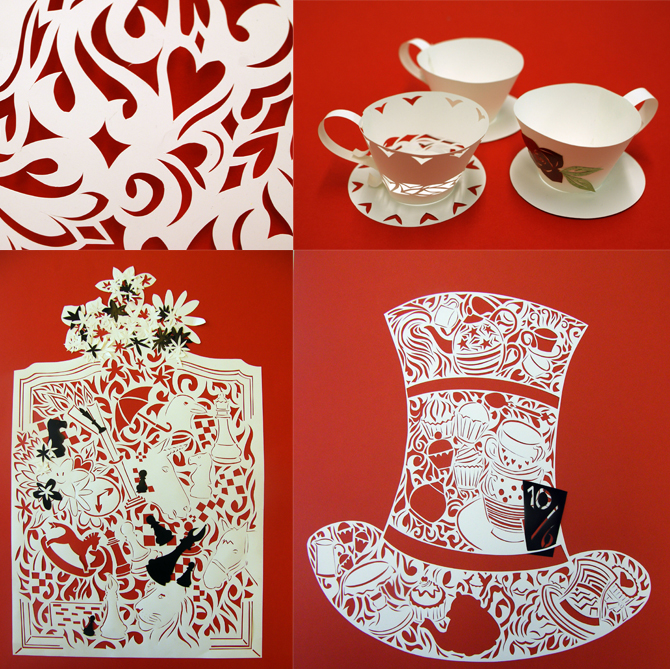 Paper cut art